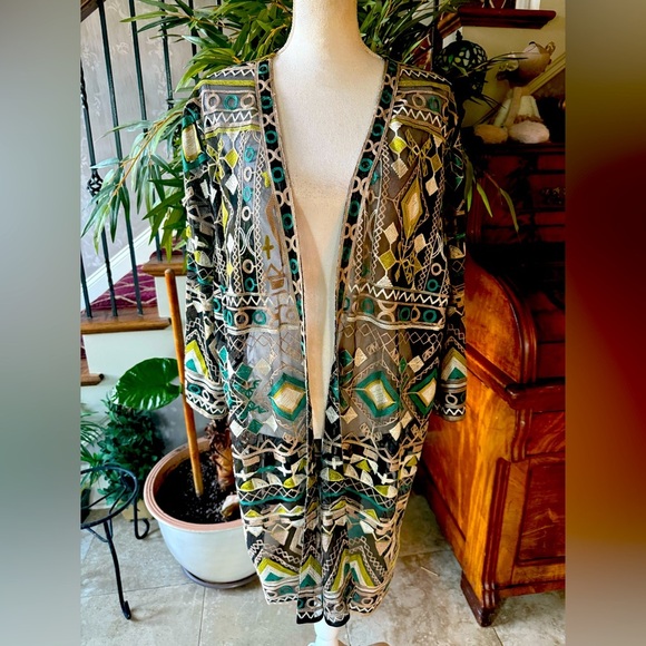 Chadwick’s ladies, sheer jacket or swimsuit cover-up 3X perfect condition - Picture 4 of 14